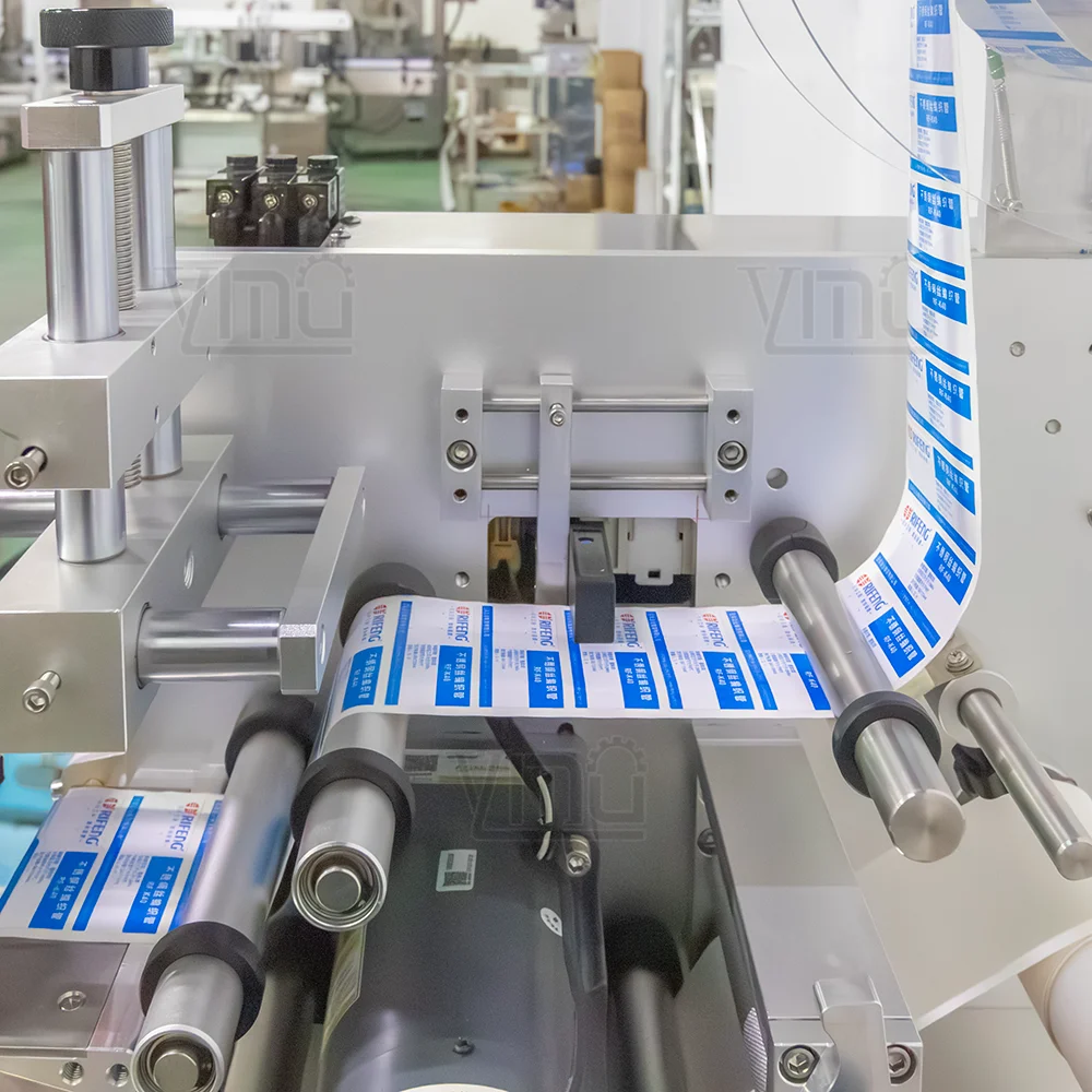 ShangHai YIMU YM120 Desktop Label Applicator Machine Flat Surface Semi Automatic Labeling Machine For Small Business