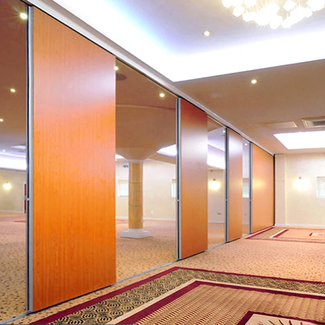 Sound Absorption Wall Panel Polyester Fiber acoustic board movable partition operable partition wall