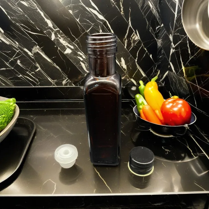 100ml Amber Glass Bottle With Metal Cap High Quality Custom Glass Bottle With Roll On Cap 3oz Glass Bottle