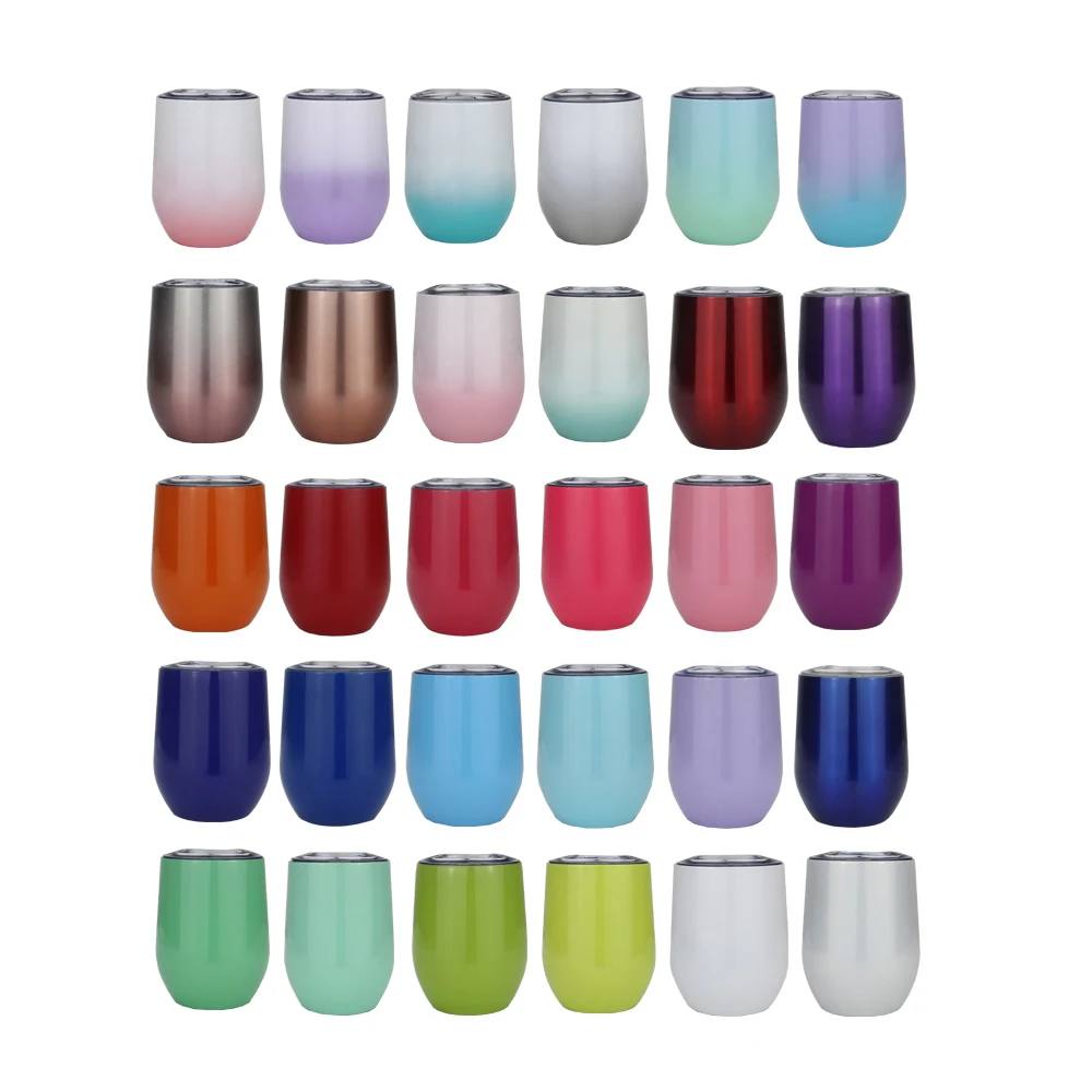 
Insulated color coffee mug wholesale 12oz powder coated tumbler double wall custom baseball tumbler cup with straw 