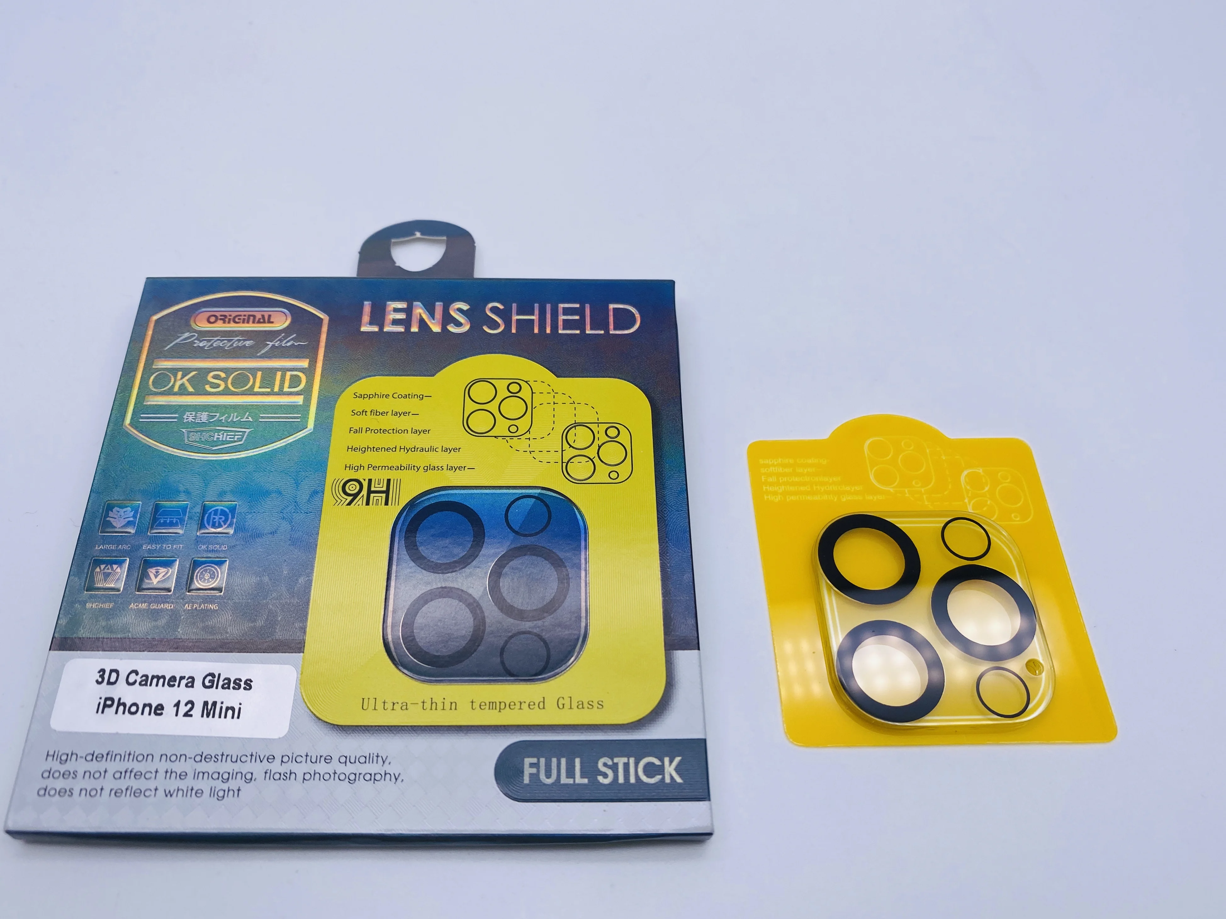 3D Silkprint Camera Lens Protector Tempered Glass Guard for iPhone 13 5.4 6.1 6.7 High Clear Protective Film