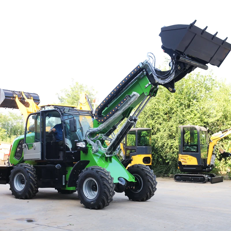 Manufacturer front shovel mini loaders telescopic loader minitelescopic wheel loader for sale