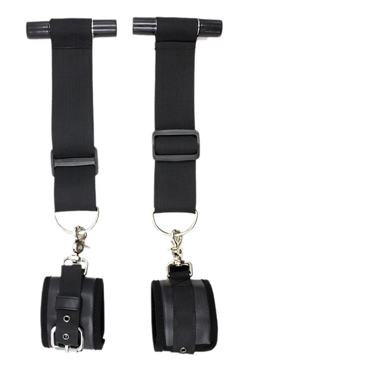 Free Custom Box - Bdsm Harness Adjustable Adult Toys Multiple Ways Flirting Restraint Handcuffs On Door Bondage Gear