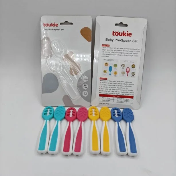 Food Grade Baby Spoon Feeder Training Baby Spoons BPA Free Stage 1 and Stage 2 Toddler Utensils