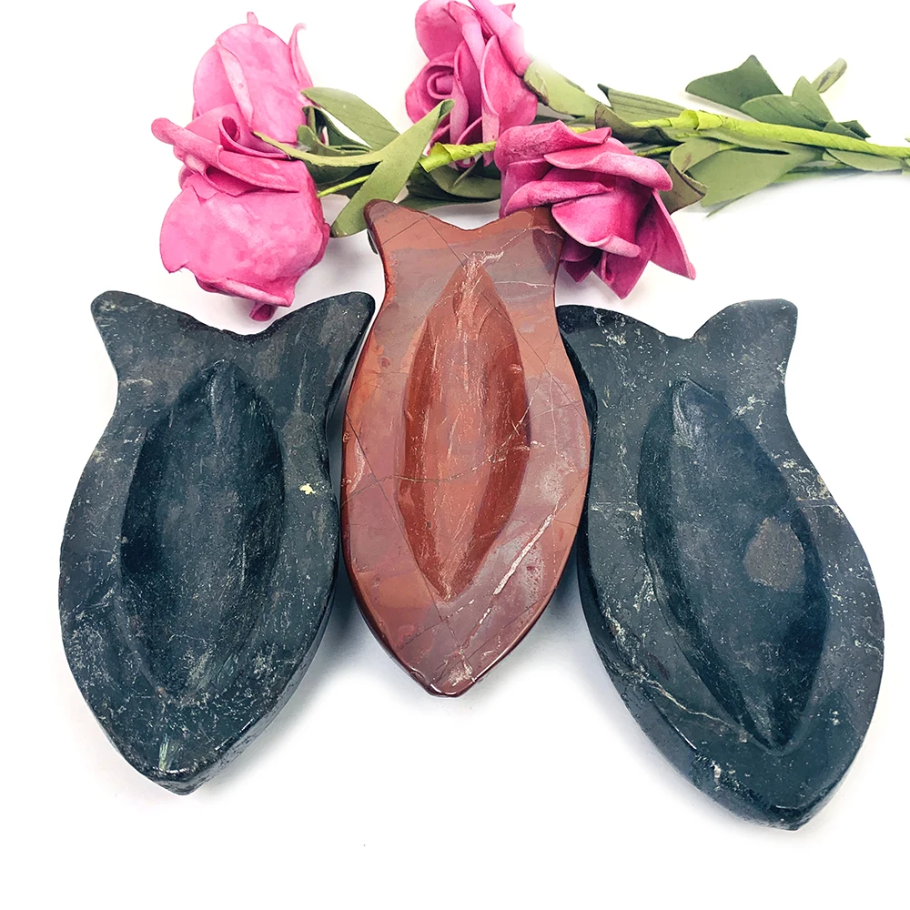 
wholesale crystals Jade bowl The fish bowl crystal healing stones carving crafts 