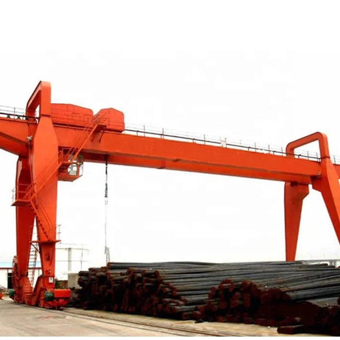 MG type box girder 32 ton China rail mounted double beam gantry crane 50 ton 100 ton for sale