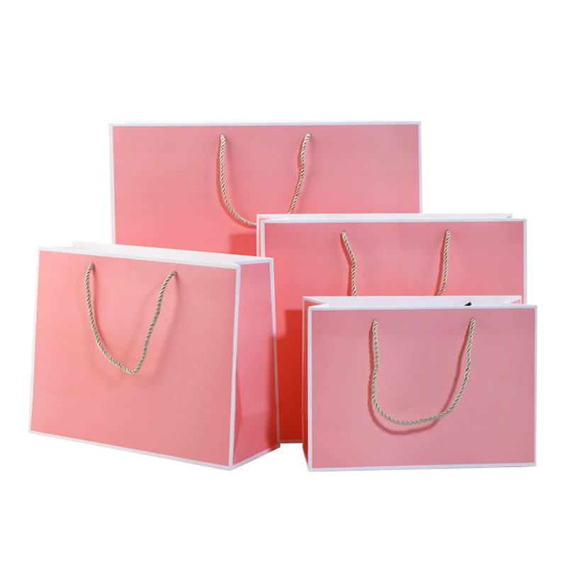 Custom uniquecolour printing commercial luxury shopping gift paper bag