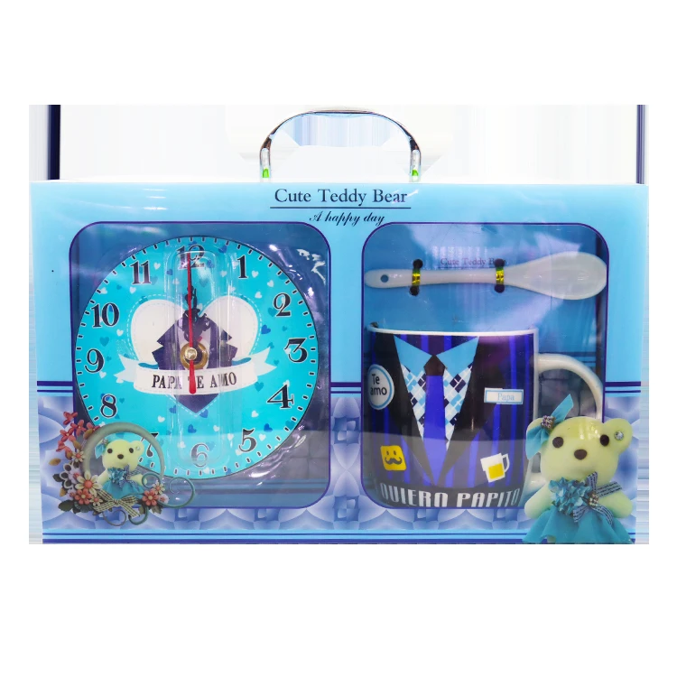 New Design Factory Direct Sale Spanish Porcelain Coffee Cup Ceramic Fathers Day Mug Gift Set