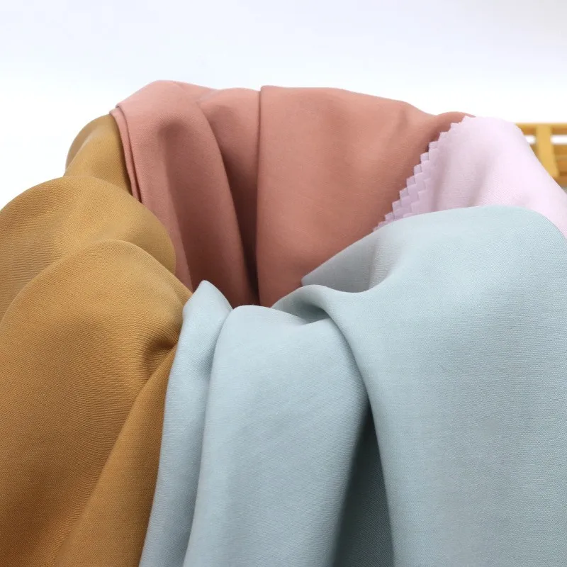 Light Weight 125GSM 40S poplin lenzing Lyocell Tencel Fabric For Shirt Fabrics