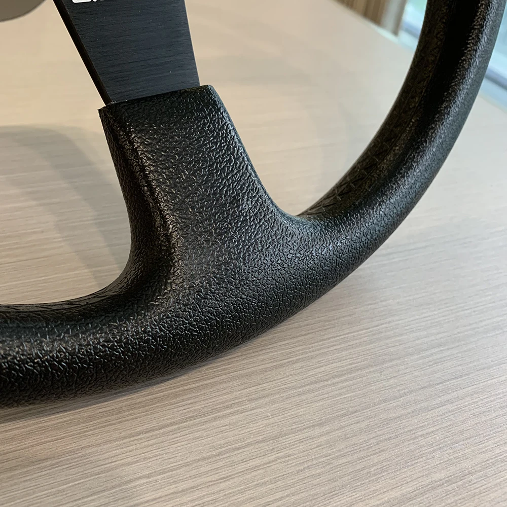 TIYPEOR Universal 350MM Sports Racing Aluminum PU Steering Wheel Suitable for Sightseeing Cars and Golf Cars