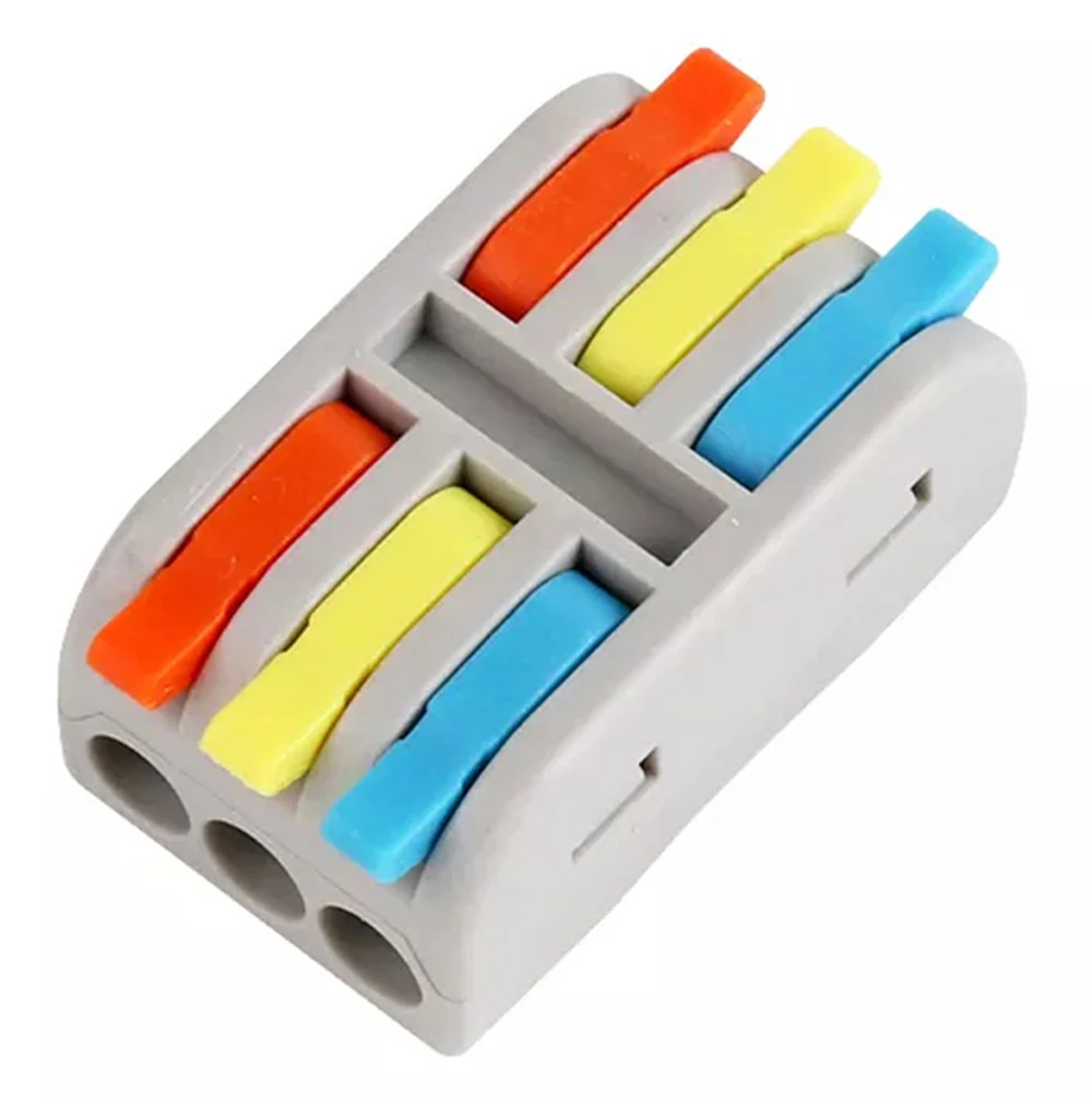 Quick Plug In Cable Connection Spring Wire Connector Circuit Inline Splice Push In Fast Connectors For Led