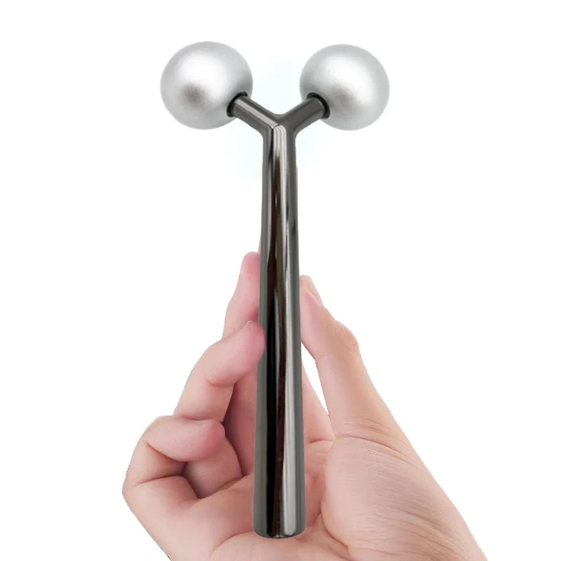 Beauty 3d Skin Care Tool Reduce Wrinkles Metal Face Lifting Massager Face Roller For Eye Cheeks Forehead Neck