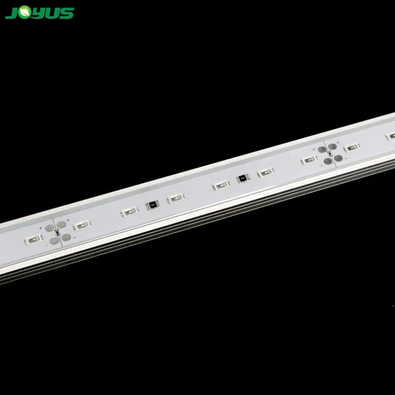 Светодиодные синие полосы для роста 450nm smd5630 60 светодиодов/м 20 Вт IP68 Водонепроницаемый DC24V 1140 мм синий цвет растительных растений