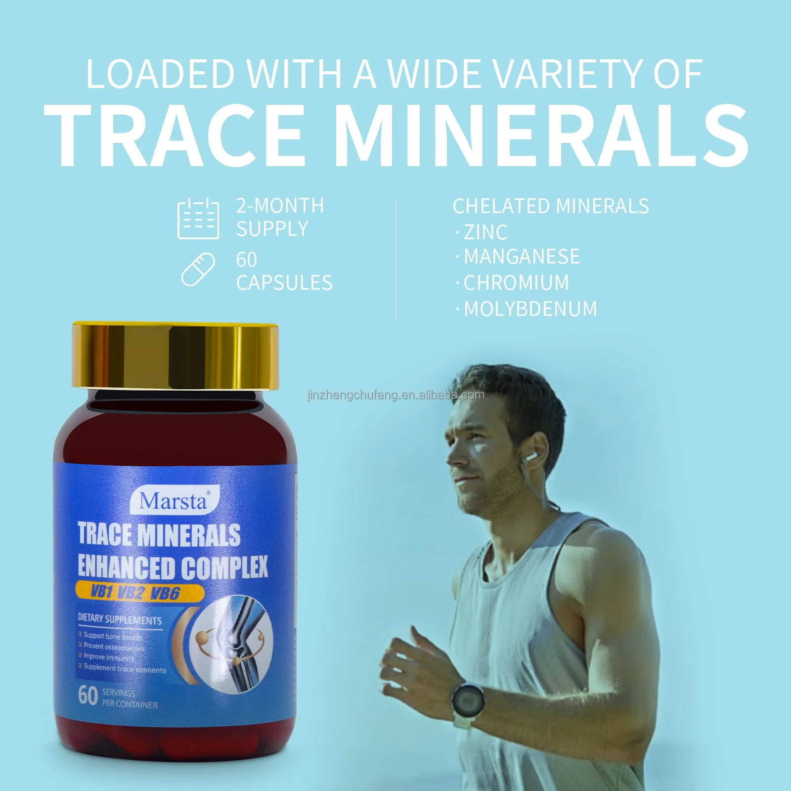 Private Label Organic Health vitamin Calcium carbonate mineral calcium complex supplement for adults