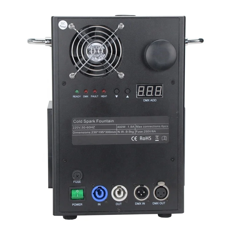 High Quality X-BLITZZFXX2 ProX Blitzz FX Wireless Remote Control DMX Cold Spark Effect Machines