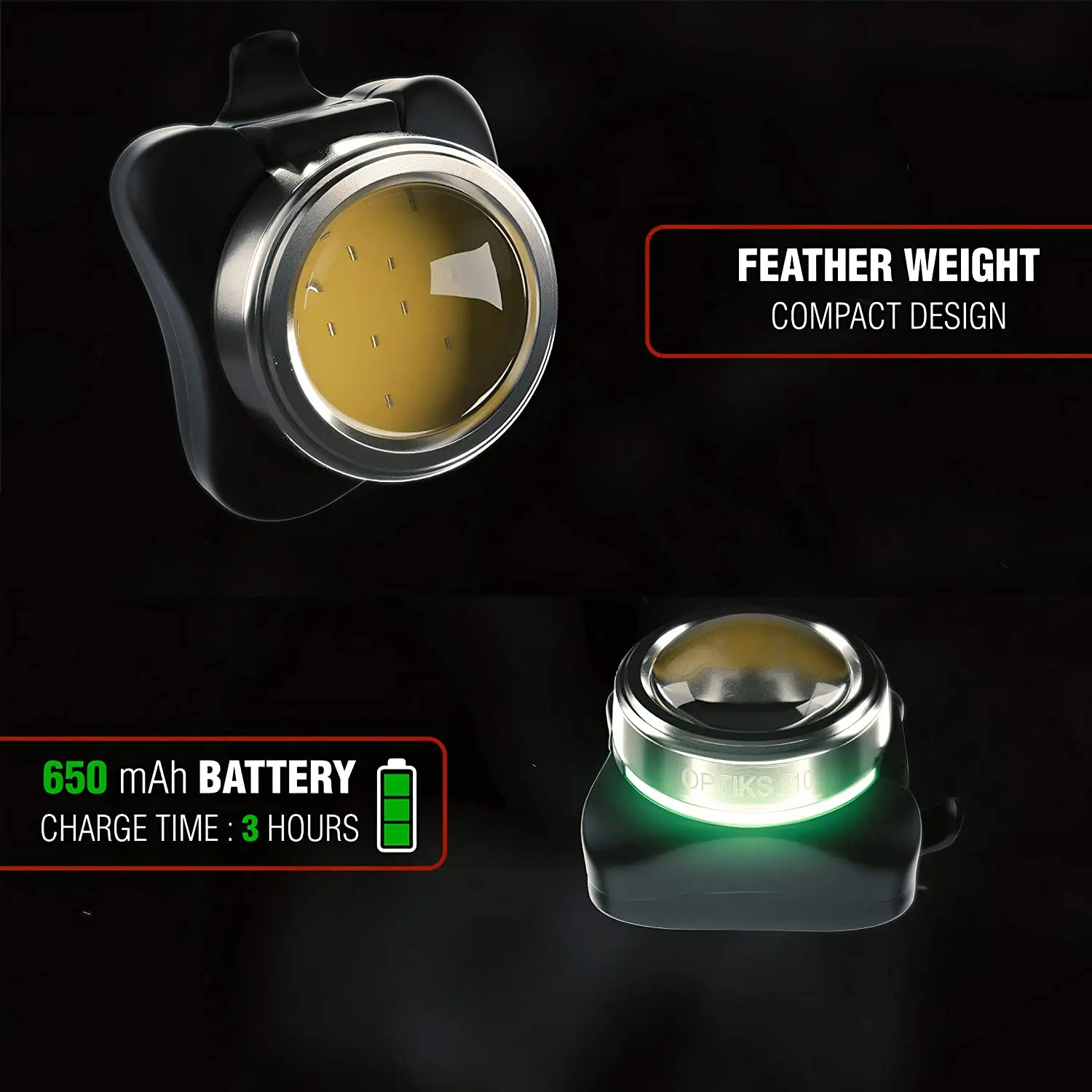 Super Bright Bike Light 200LM USB Rechargeable Bike Rear Light COB Bike Front light