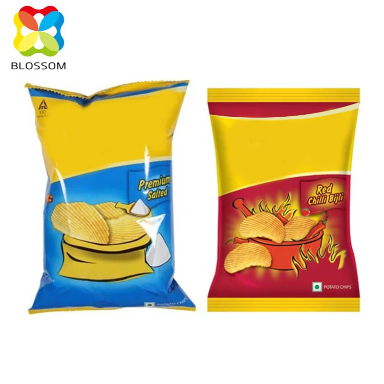 Custom Wholesale Laminated Material Aluminum Foil Plastic Banana Plantain Potato Chips Packaging Bag