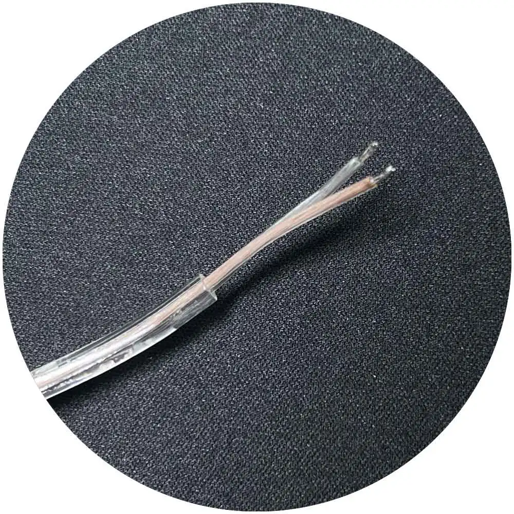 DC12V wire transparent  DC connector wire transformer for led neon lights dc power connector dc connector 2.1 x 5.5m