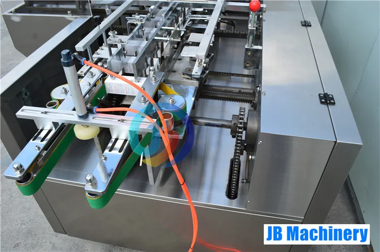  JB-WZ80 Automatic cardboard packaging machine for tincture bottle hemp oil