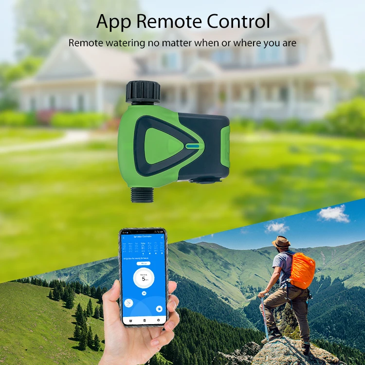 Tuya Zigbee Smart Sprinkle таймер с функцией обратного отсчета почвы пользовательское приложение длительности орошения пульт дистанционного управления для сада
