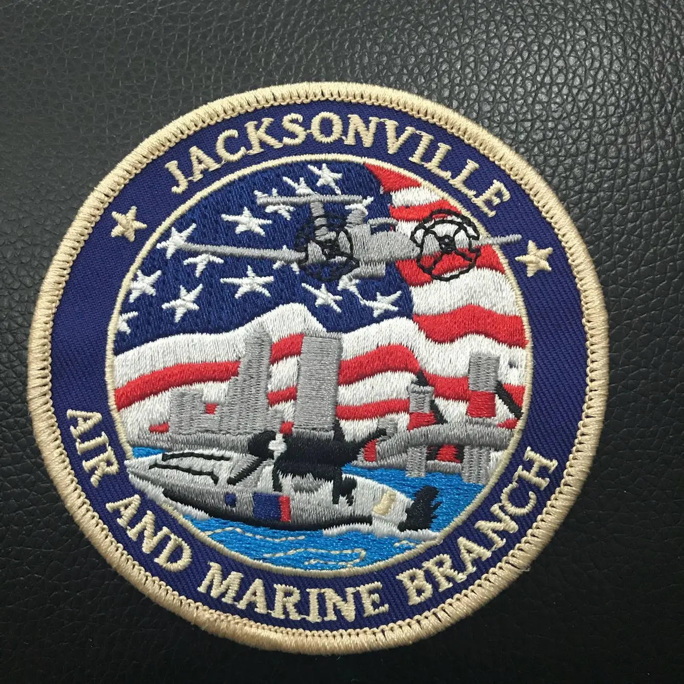 2023 Factory Custom US Navy Armed Forces Military Iron On Embroidered Patch