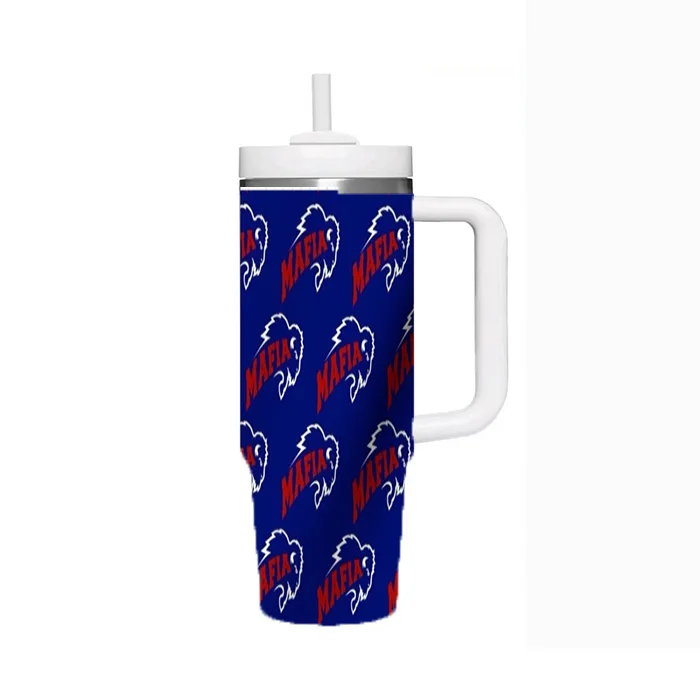 Custom Buffalo Zebra Cup Bills Cold Cup | Bills Mafia Cold Cup