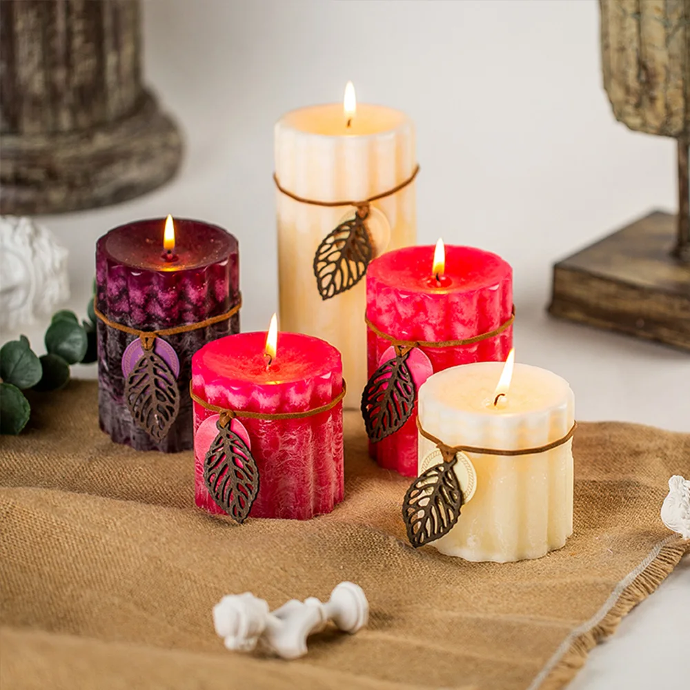 Organic Scented Aromatherapy Candlesdecorative Soy Wax Rose  Wholesale Mini Scented Candles Private Label Kits
