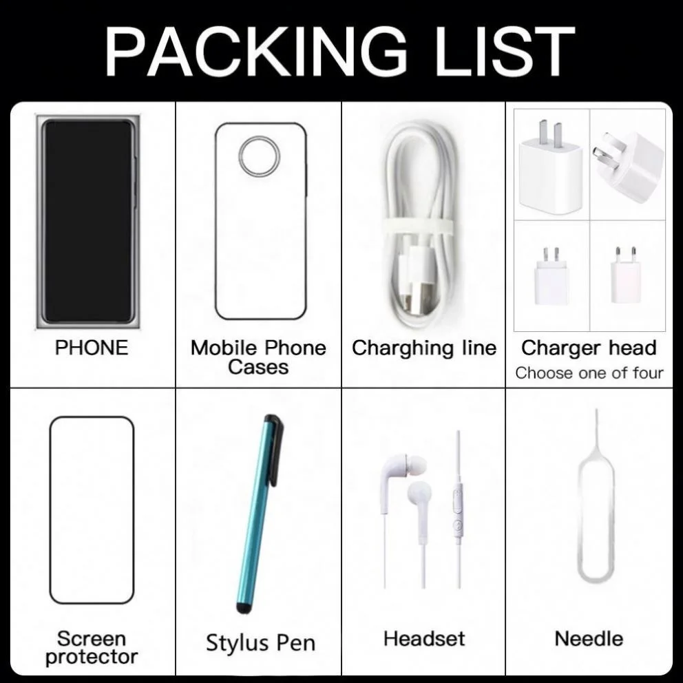 2023 Wholesale New Unlocked Note20  10 Core Smart Android Cell Phone 6.9 inch 3G+32G Mobile LIYUN Phone With Stylus Pen