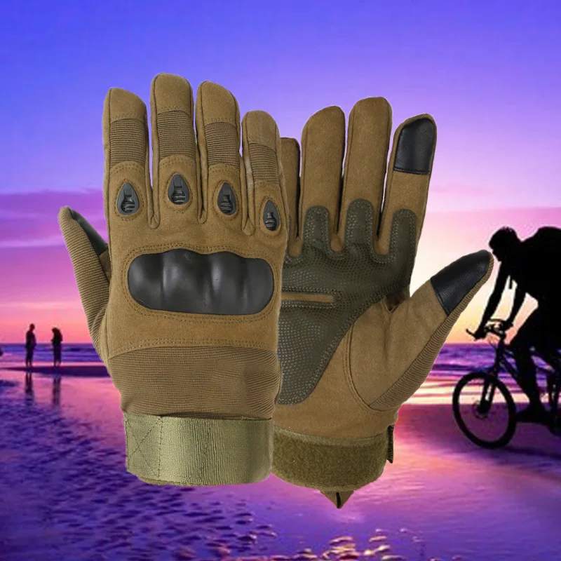 Touchscreen Motorcycle Gloves Hard Shell & Palm Padding Sports Hunting Hiking Cycling Gloves
