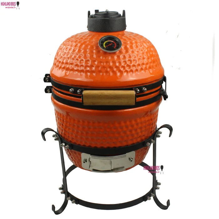 Barbecue Ceramic Kamado Grill Outdoor Auplex 13 inch Bbq Charcoal Kamado egg Grill