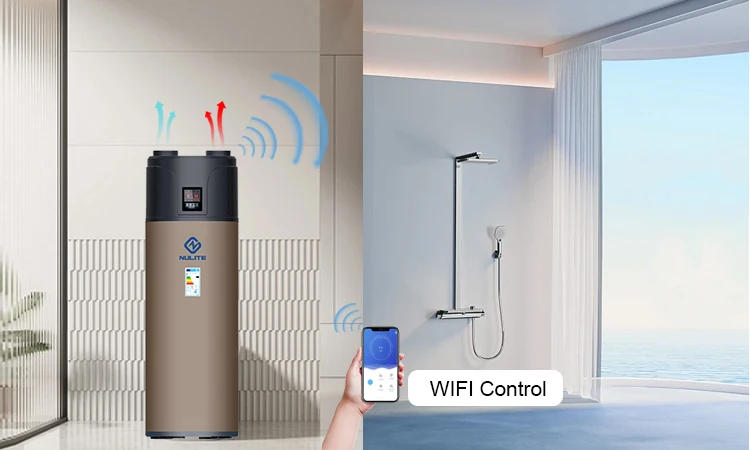 All in one air water heating pump solar water heater heat pump Warmepumpen heizung 5kw