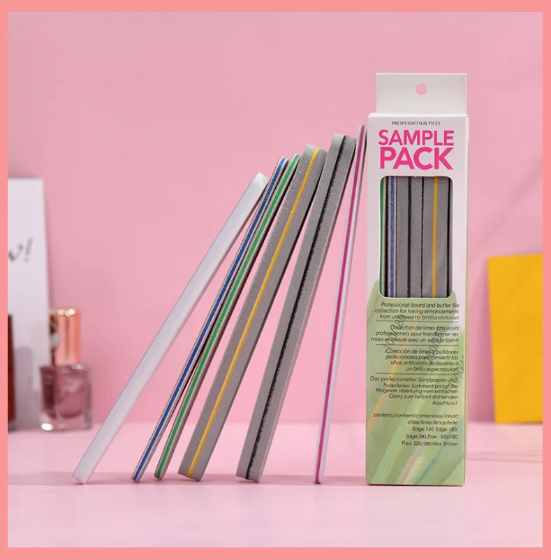 Пилки для ногтей Davlon Beauty личной гигиены шлифовальные пилки полировки и шлифовки буфер гель-лака