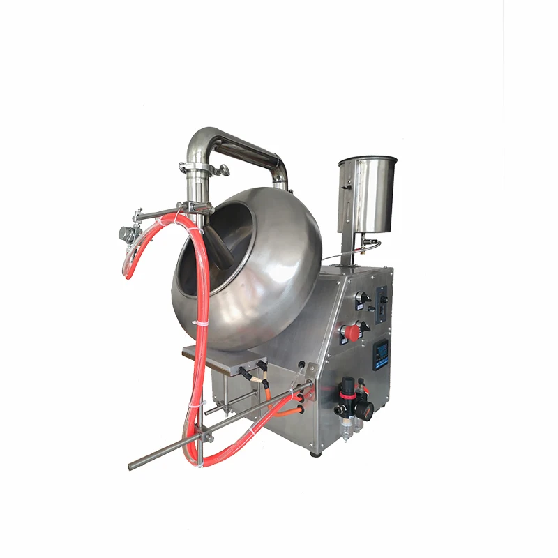 
Make powder coating chocolate making machine peanut coating drum 