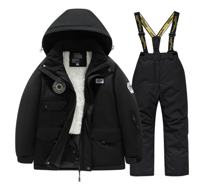 Professional Unisex XL Winter Ski Suit Windproof Waterproof Coat Kids Thick Warm Snow Play Full Set Heated Feature Plus Adults