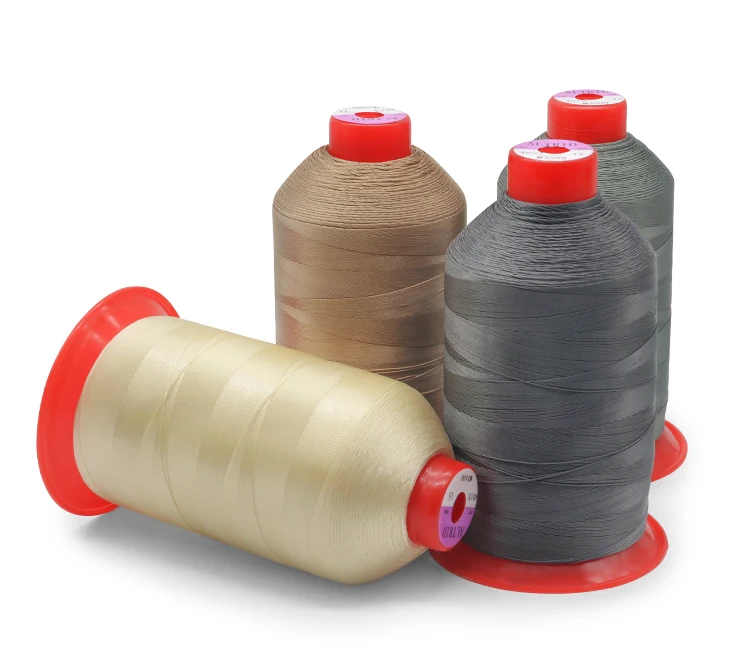 Colored Nylon Sewing Thread Tex80 Nylon 6 Bonded Thread Cheap Price Sewn Thread  TEX70 TEX135