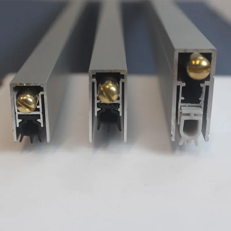 Wind water cut sound proof Aluminum automatic door bottom drop down seal stopper/under door seal