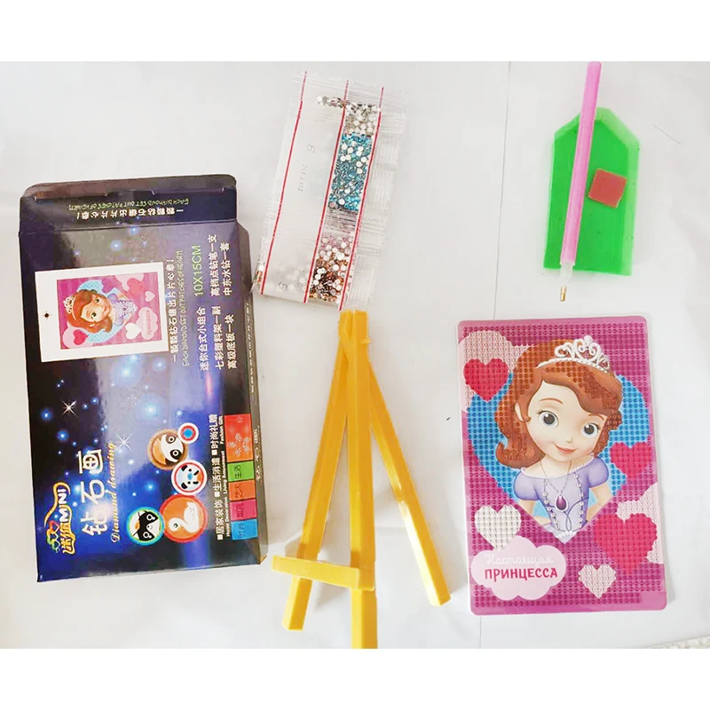 
Newest Home Decoration 21x25CM DIY Diamond Painting Yellow haired pony 