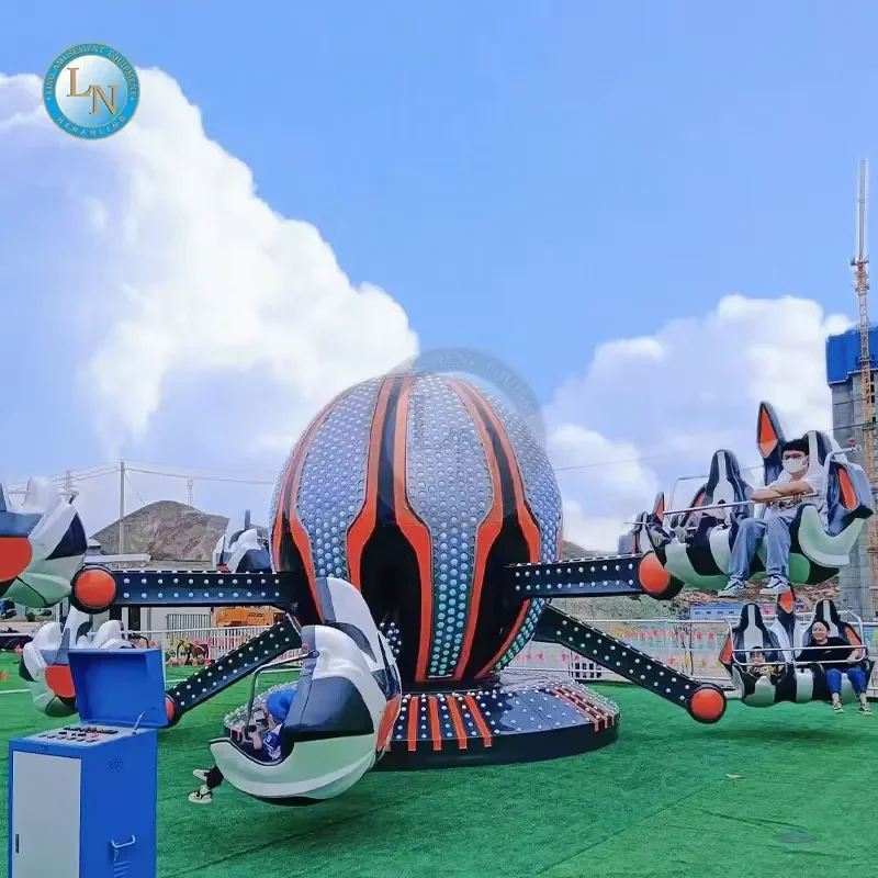 New Style Hot Selling Beautiful Color Customized Amusement Park Rides  Self Control Plane Rides Amusement  Rides For Kids