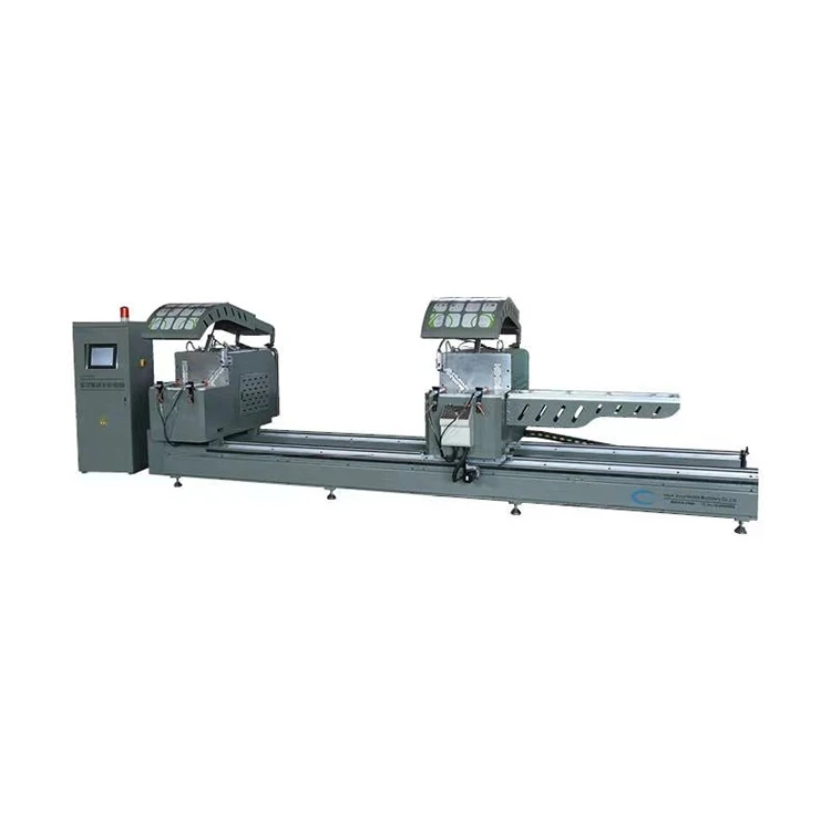 
Good quality automatic feeding aluminum cutting saw double head presion 
