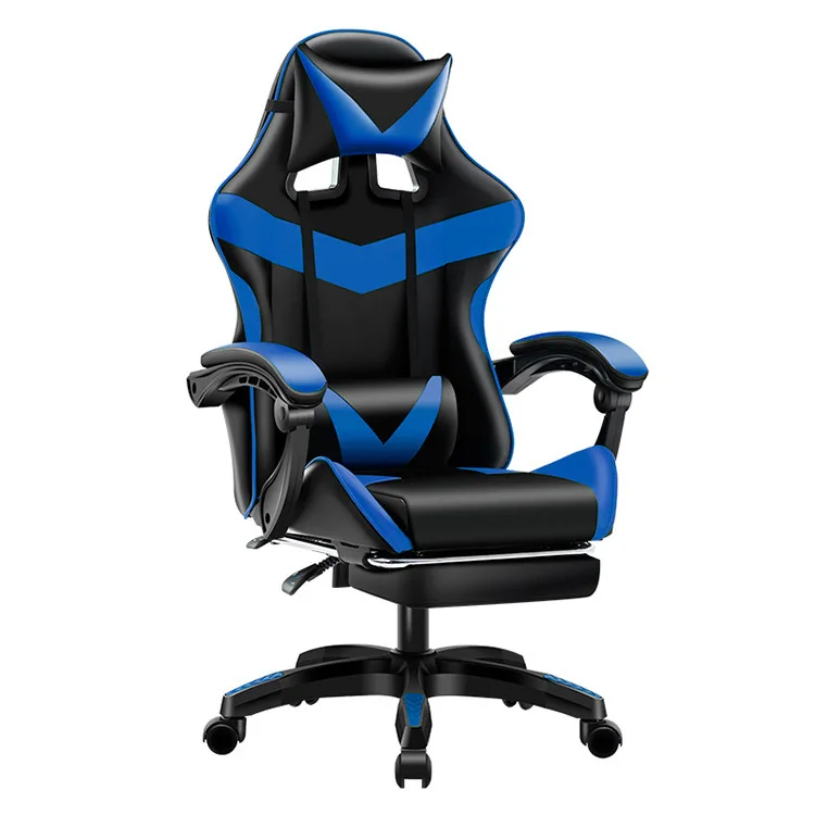 Modern foam game silla leather Home Office gaming chair Wholesale Pu Leather Office Racing white pc computer gaming room chair