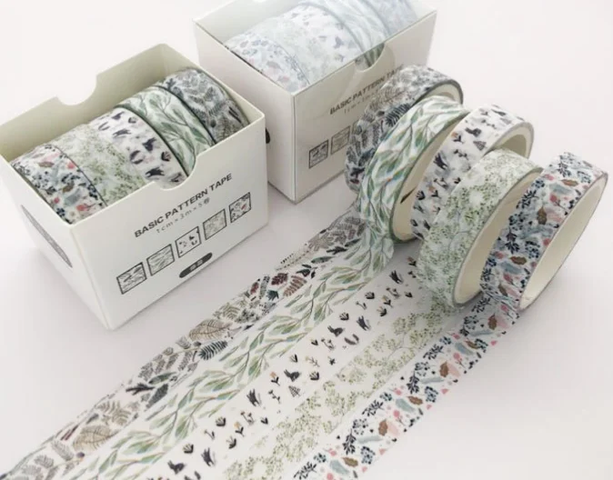 2020 Cute Design Japanese Paper Gold Foil Masking Washi Tape