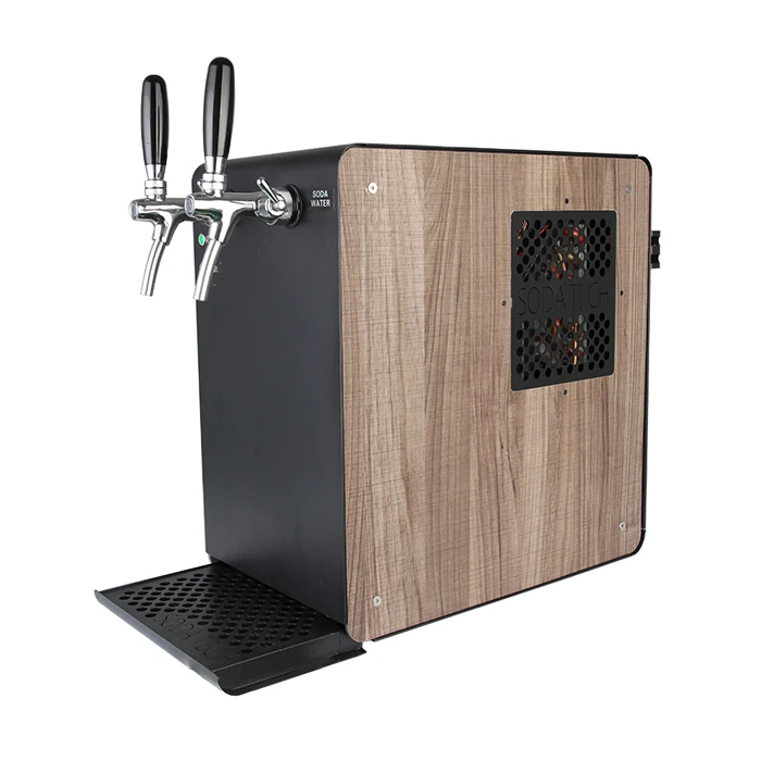 Beelili Best Selling Table Top Commercial Soda Water Maker Electric Hot and Cold Water Dispenser Desktop Stainless Steel 100W 5L