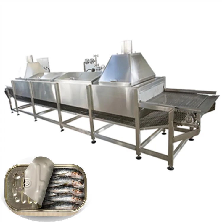 canned sardines in tomato sauce processing line