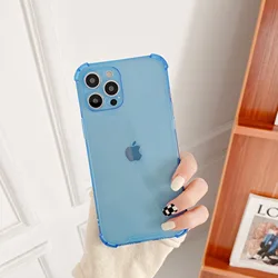 Neon TPU Shockproof Case for iPhone 13, Soft Silicone Rubber Phone Case for iPhone 12 mini pro max 13 pro max
