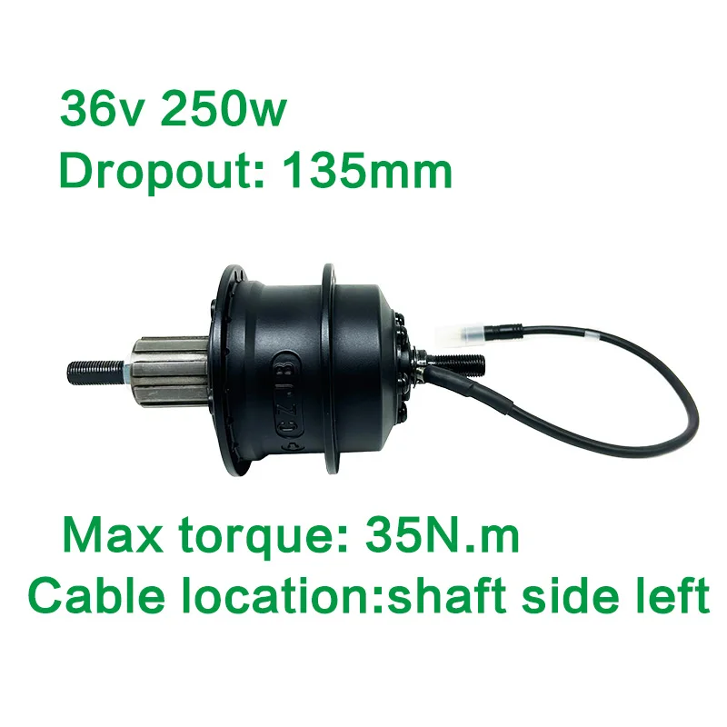 CZJB-IH45H01 36v inner rotor ebike hub motor dropout 135mm electric bike motor 250 watt