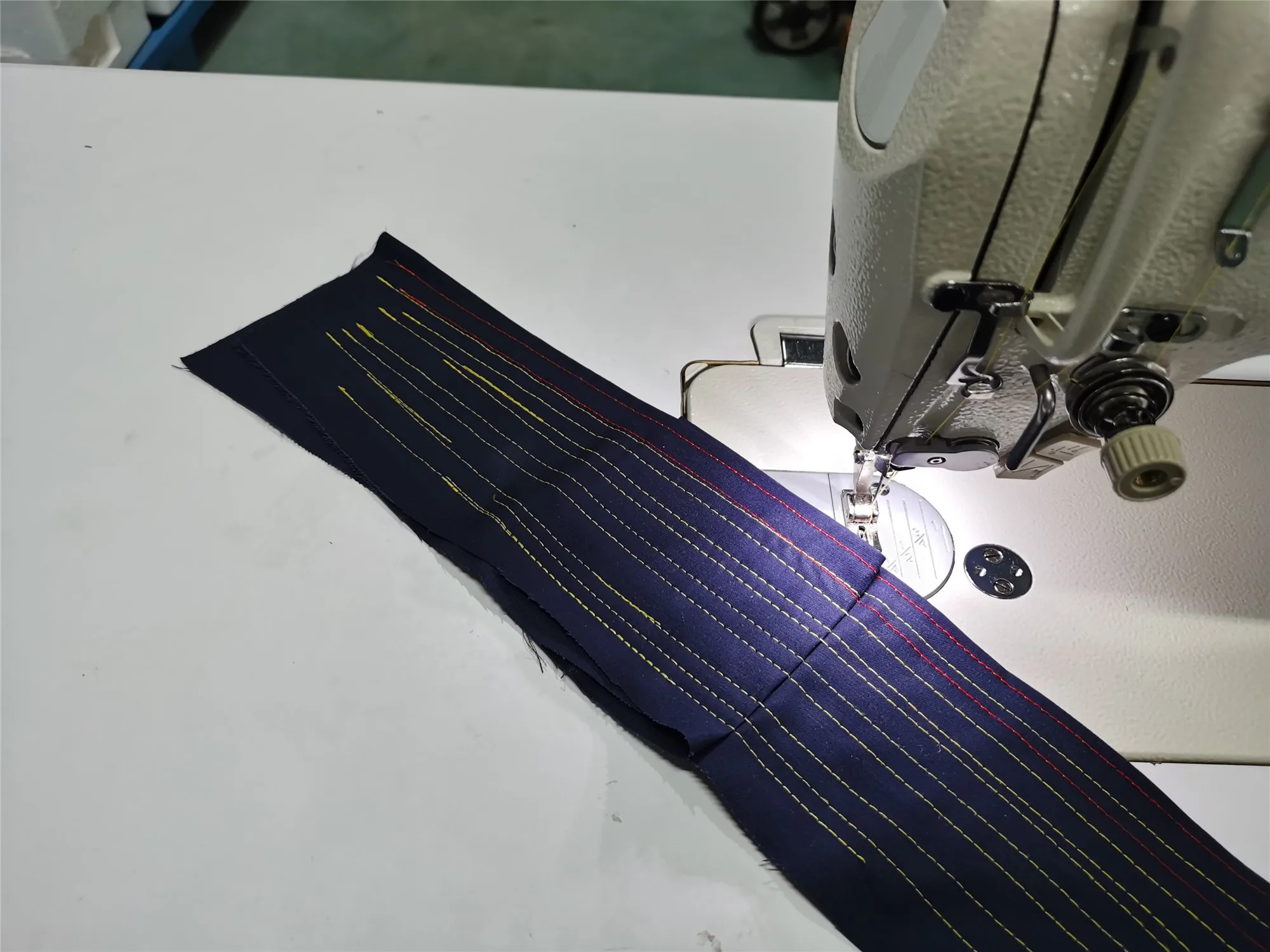 Jukky 8700 Long Arm Sewing Machine High Speed Industrial 220V New Lockstitch Garment Dress Coudre Core Motor