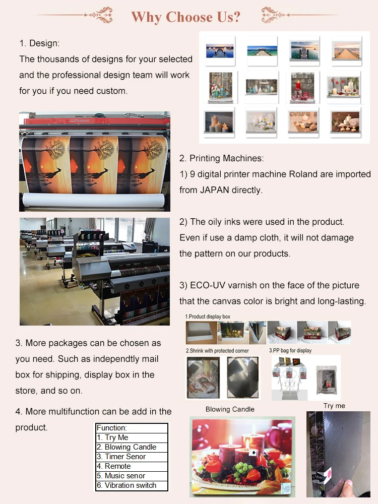 Autumn Halloween Square 3D Pumpkin Canvas Wall Art Lighted LED Painting with Metal Frame for Wedding Home Decor Panel Technique