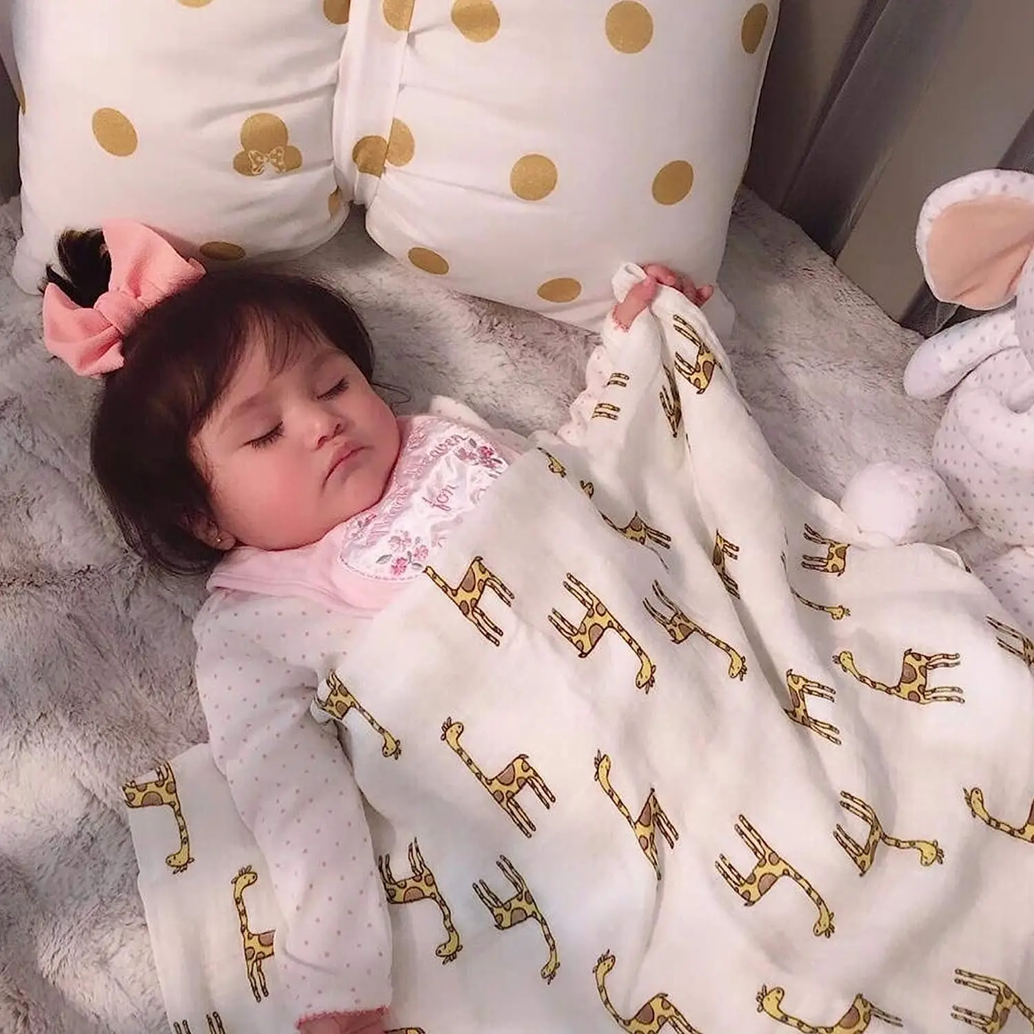 stock 110*120 cm 145 g/pc baby 2 layers muslin 30% cotton manufacturer baby 70% bamboo swaddle blanket muslin