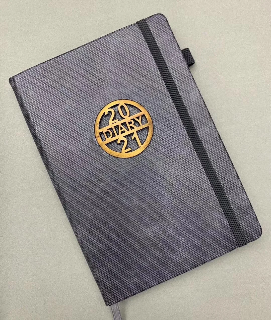 Academic A5 Printed Logo PU Leather Diary 2023 Daily Monthly Planner Journal