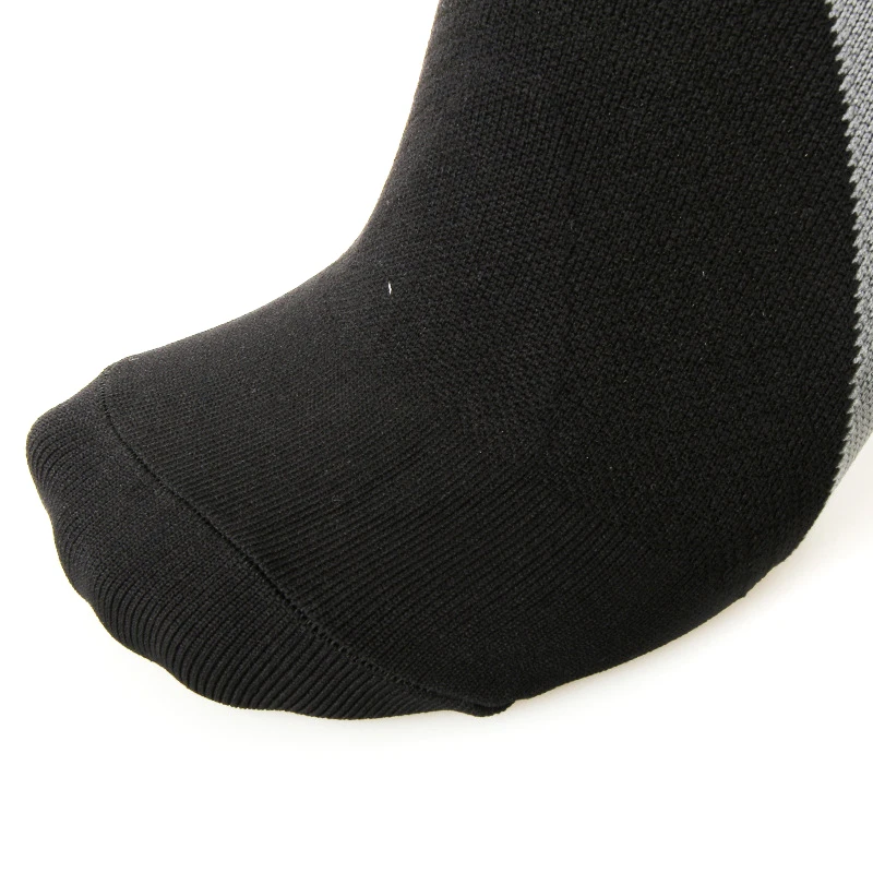 Black Blue Custom Design Adult Youth Mid Calf Cushion Team Sports Socks for Basketball Football Baseball